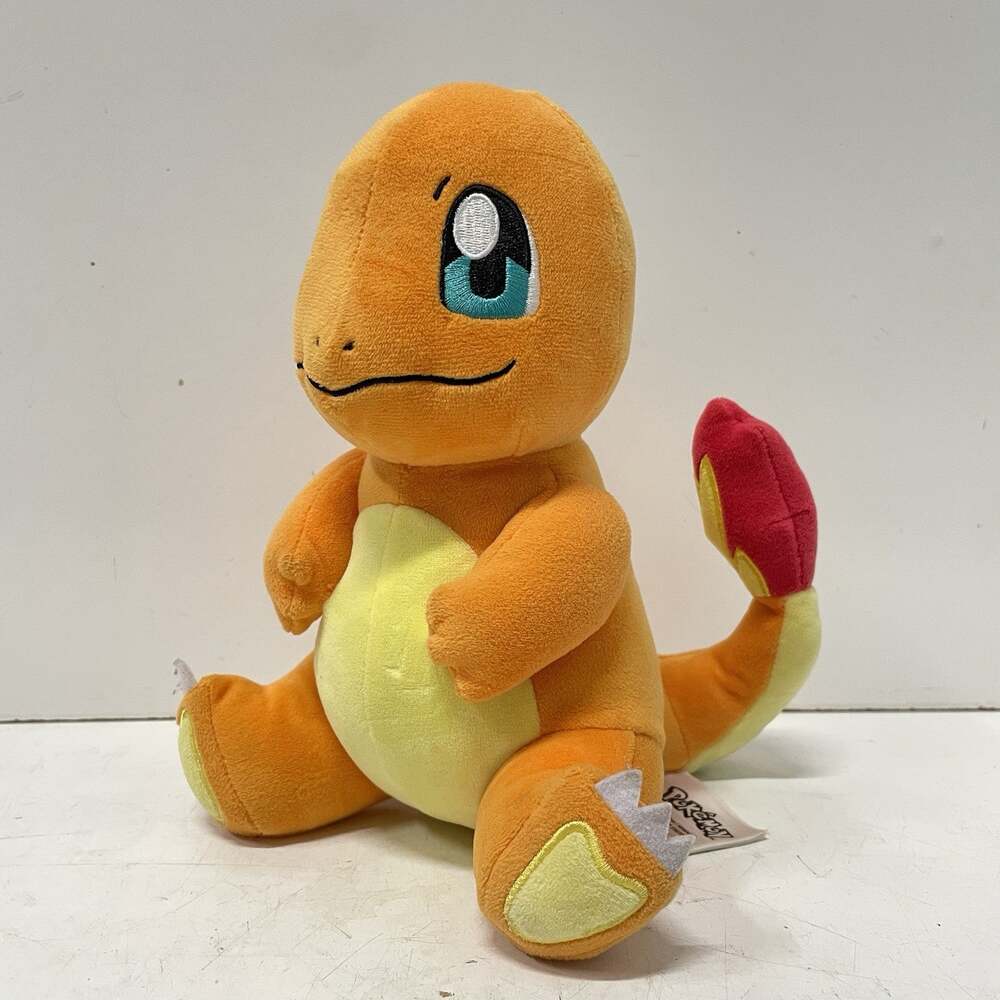 2025 Pokemon Charmander 8" Tall Sitting Plush Nintendo Game Freak Creatures